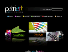 Tablet Screenshot of patriart.com.au